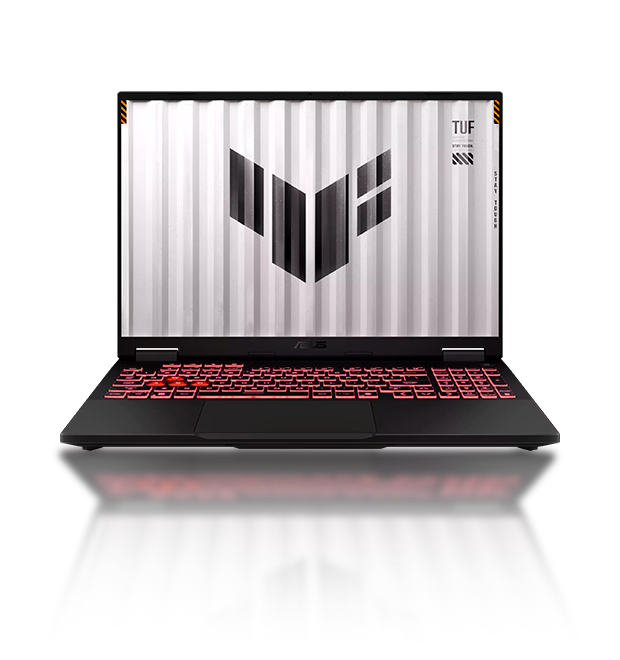 Laptop ASUS TUF Gaming A16 con teclado iluminado